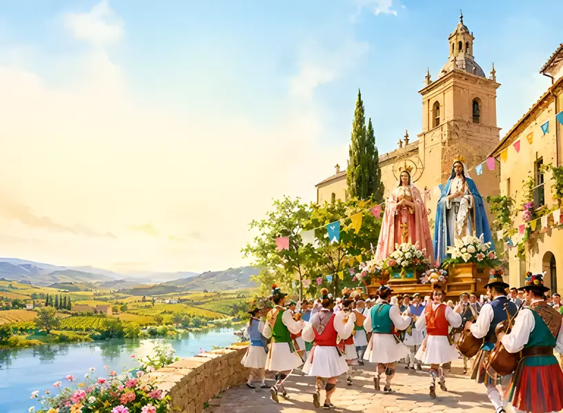 Santa Daría y Virgen del Valle