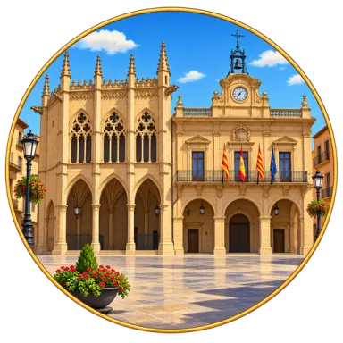 Lonja y Ayuntamiento