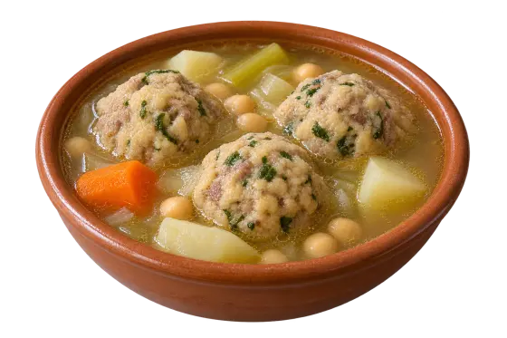 Cocido con pelotas