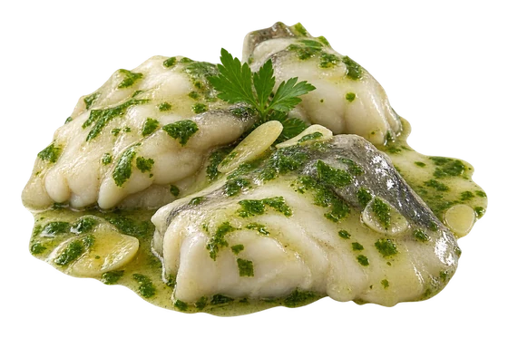 Kokotxas en salsa verde