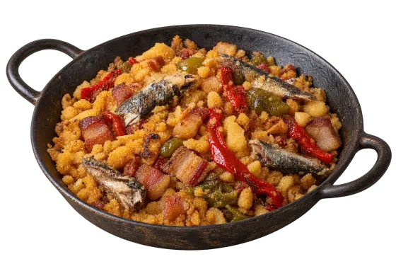 Migas ruleras