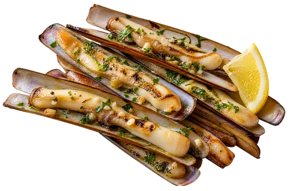 Navajas a la plancha