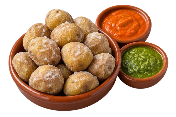 Papas arrugadas con mojo