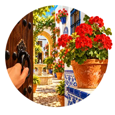 Il patio è una casa che si apre