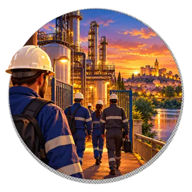 L'industria chimica sul fiume