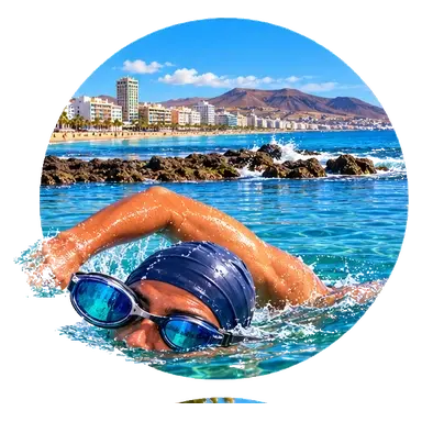 Las Canteras come piscina