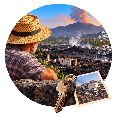 Il vulcano del 2021 si vede da qui