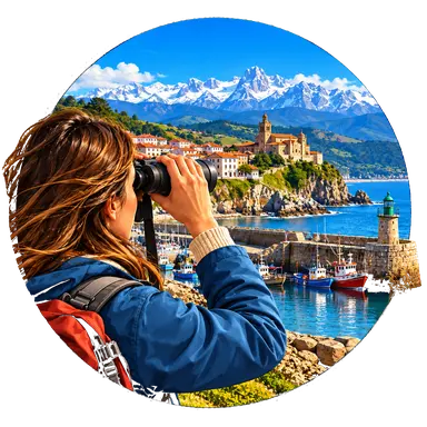 I Picos si vedono dal porto