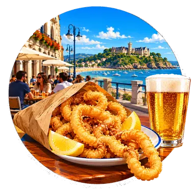 I «rabas» come aperitivo