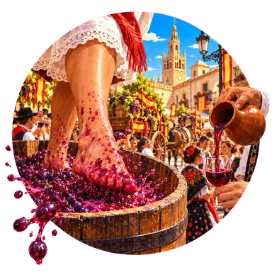 La «Fiesta del Vino» di settembre