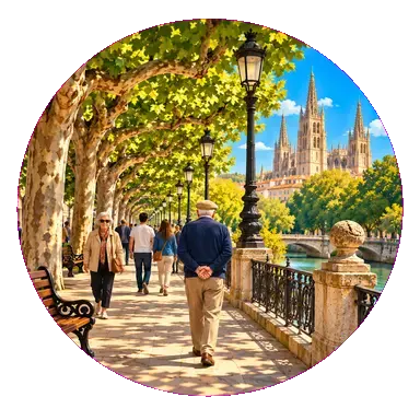 L'«Espolón» a passeggio