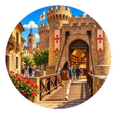 Il castello dei Templari in centro