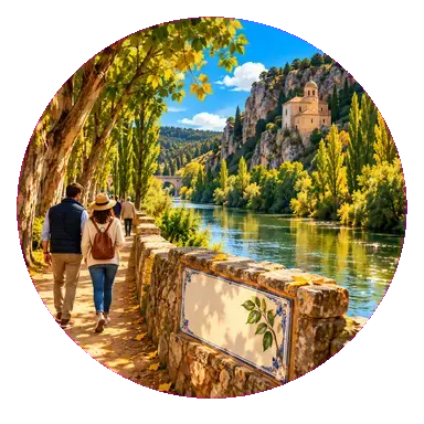 Il «Duero» con i pioppi di Machado