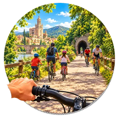 Si va in bici alla «Via Verde»