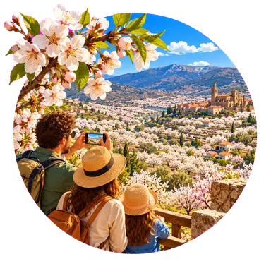 I ciliegi del Jerte in fiore