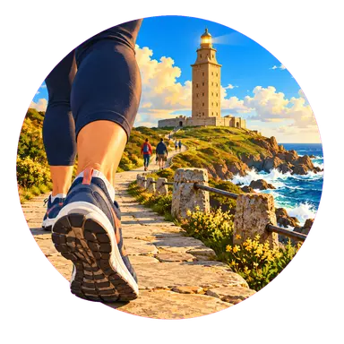 La «Torre de Hércules» come passeggiata