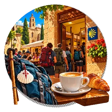 L'«albergue» pieno da aprile a ottobre