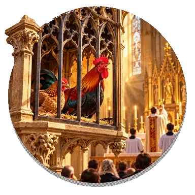 Il «gallinero» gotico dentro la cattedrale