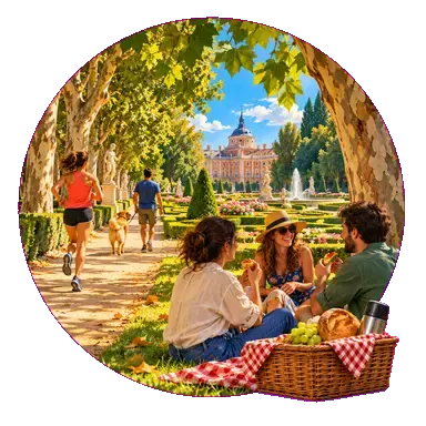 I giardini si usano come parco