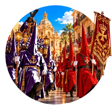 Le due confraternite della Semana Santa
