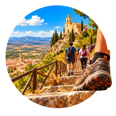 La salita al «Castillo»