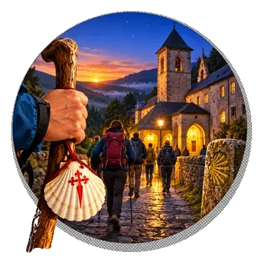 La prima tappa del «Camino Francés»