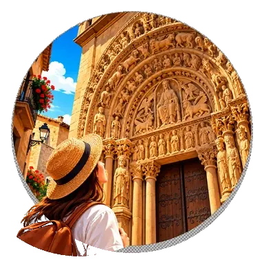 La facciata di Santa María