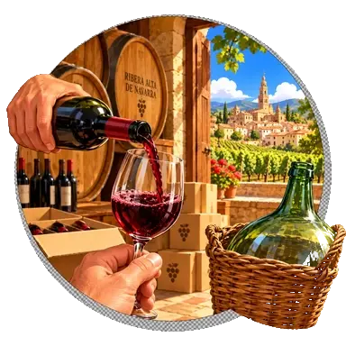 Il vino della «Ribera Alta»