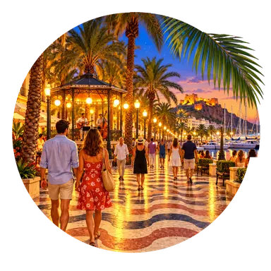 Il «paseo» sull'Explanada